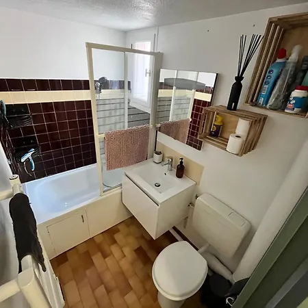 Cap D'agde 1 Chambre, 1 Mezzanine, Parking Et Piscine Apartament